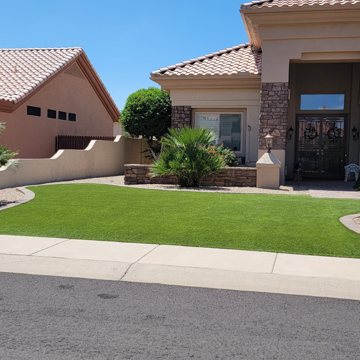 Installing Grass Turf